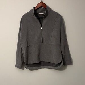 Slate Gray Women's Half-Zip Sweater